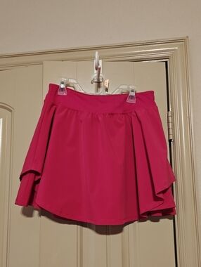 Jessica Simpson Active Hot Pink Skort Sz M Tennis Preppy Activewear Pickleball